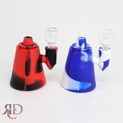 SILICONE WATER PIPE CONE SHAPE WITH PERC WPS1018 1CT